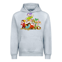 Heather Grey grumpy dopey dwarf Urban Hoodie - linhVisuals