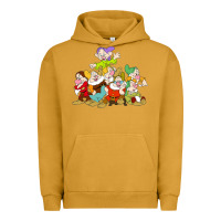 Pigment Peanut Butter grumpy dopey dwarf Urban Hoodie - linhVisuals