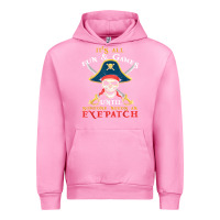 Fuchsia Pink it's all fun & games until someone needs an eyepatch pirate t shirt Urban Hoodie - linhVisuals