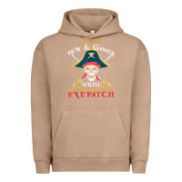 Pigment Burro it's all fun & games until someone needs an eyepatch pirate t shirt Urban Hoodie - linhVisuals