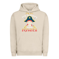 Pigment French Oak it's all fun & games until someone needs an eyepatch pirate t shirt Urban Hoodie - linhVisuals