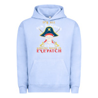 Pigment Grape Ice it's all fun & games until someone needs an eyepatch pirate t shirt Urban Hoodie - linhVisuals