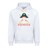White it's all fun & games until someone needs an eyepatch pirate t shirt Urban Hoodie - linhVisuals