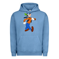 Pigment Pebble Blue goofy Urban Hoodie - linhVisuals
