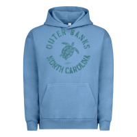Pigment Pebble Blue jcombs outer banks, nc, sea turtle hoodie Urban Hoodie - linhVisuals