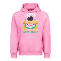 Fuchsia Pink bowling shirt funny dog lover quote bowler gift t shirt Urban Hoodie - linhVisuals