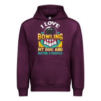Mauve Wine bowling shirt funny dog lover quote bowler gift t shirt Urban Hoodie - linhVisuals