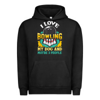 Pigment Black bowling shirt funny dog lover quote bowler gift t shirt Urban Hoodie - linhVisuals