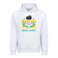White bowling shirt funny dog lover quote bowler gift t shirt Urban Hoodie - linhVisuals