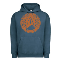 Pigment Midnight Navy star fleet academy dropout stars trekie trek geek Urban Hoodie - linhVisuals