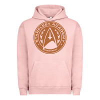 Pigment Salmon star fleet academy dropout stars trekie trek geek Urban Hoodie - linhVisuals