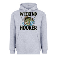 Heather Grey weekend hooker Heavyweight Hoodie - JahusDesignShop