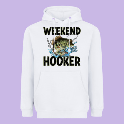 Weekend Hooker Heavyweight Hoodie Designed By Jahusdesignshop