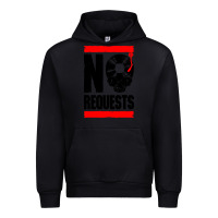 Black no requests dj turntable vinyl record Urban Hoodie - linhVisuals