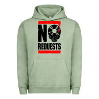 Pigment Oil Green no requests dj turntable vinyl record Urban Hoodie - linhVisuals