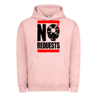 Pigment Salmon no requests dj turntable vinyl record Urban Hoodie - linhVisuals