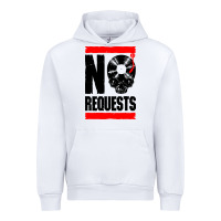 White no requests dj turntable vinyl record Urban Hoodie - linhVisuals