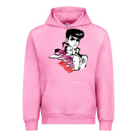 Fuchsia Pink josuke very bizarre Urban Hoodie - linhVisuals