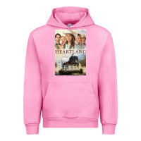 Fuchsia Pink heartland for men and women Urban Hoodie - linhVisuals