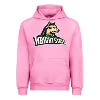 Fuchsia Pink wright state Urban Hoodie - linhVisuals