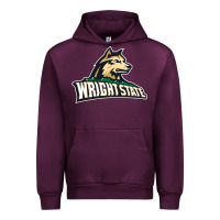Mauve Wine wright state Urban Hoodie - linhVisuals