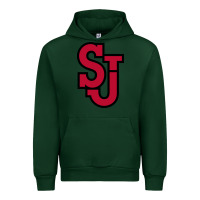 Forest Green st. john's red Urban Hoodie - linhVisuals