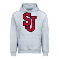 Heather Grey st. john's red Urban Hoodie - linhVisuals
