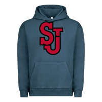 Pigment Midnight Navy st. john's red Urban Hoodie - linhVisuals
