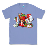 Colony Blue christmas joy girl gnome Classic Tee - CowGirlArtShop