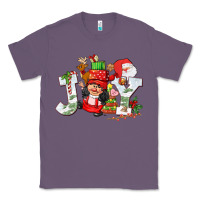 Lavender christmas joy girl gnome Classic Tee - CowGirlArtShop