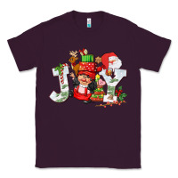 Plum christmas joy girl gnome Classic Tee - CowGirlArtShop