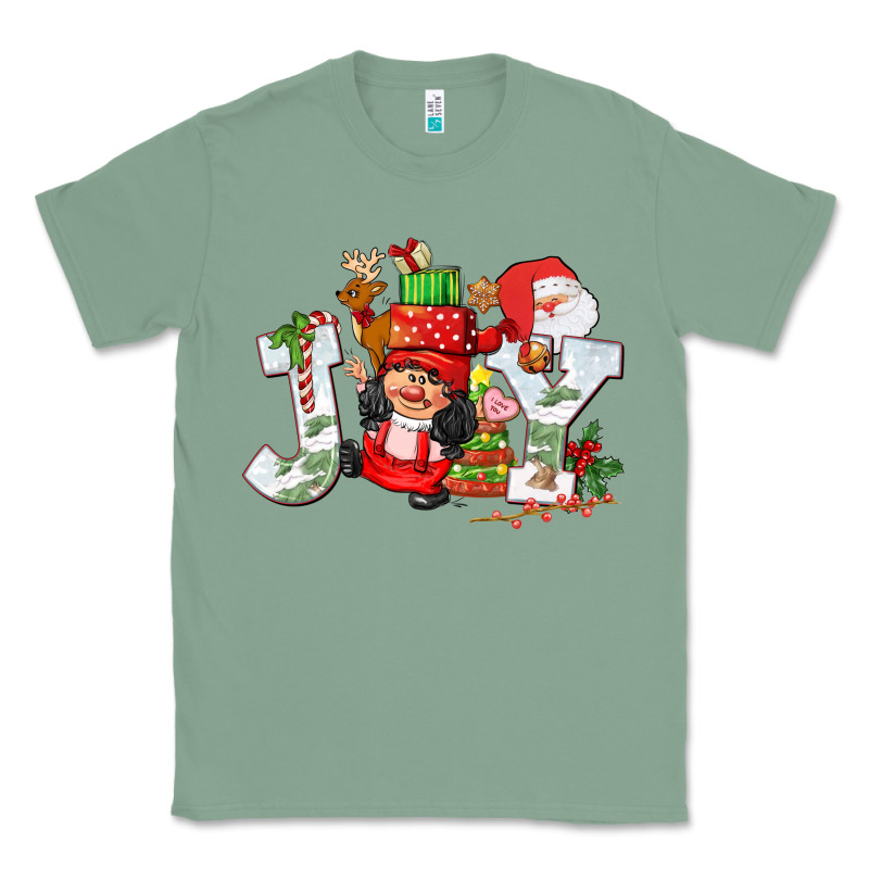 Christmas Joy Girl Gnome Classic Tee by CowGirlArtShop | Teevron