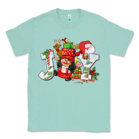 Seafoam christmas joy girl gnome Classic Tee - CowGirlArtShop