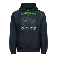 Navy national parks adventure lover camping hiking camper fan t shirt Urban Hoodie - linhVisuals