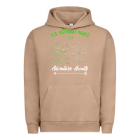 Pigment Burro national parks adventure lover camping hiking camper fan t shirt Urban Hoodie - linhVisuals