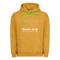 Pigment Peanut Butter national parks adventure lover camping hiking camper fan t shirt Urban Hoodie - linhVisuals