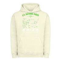 Pigment Pistachio national parks adventure lover camping hiking camper fan t shirt Urban Hoodie - linhVisuals