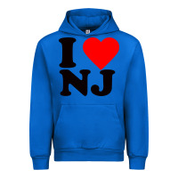 Cobalt i love nj Urban Hoodie - linhVisuals
