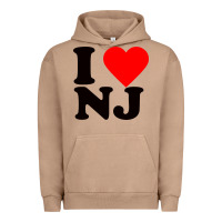 Pigment Burro i love nj Urban Hoodie - linhVisuals