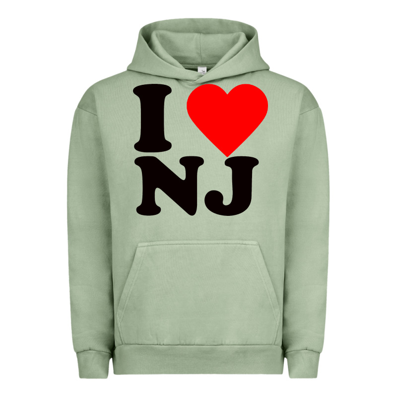 I Love Nj Urban Hoodie by linhVisuals | Teevron