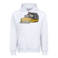 White killdozer tread back tank top Urban Hoodie - linhVisuals