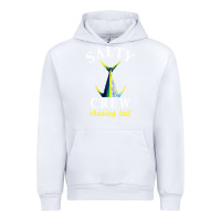 White salty crew Urban Hoodie - linhVisuals