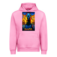 Fuchsia Pink snowfall fx tv show Urban Hoodie - linhVisuals