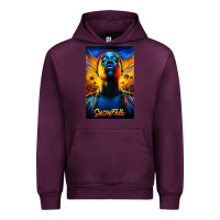 Mauve Wine snowfall fx tv show Urban Hoodie - linhVisuals