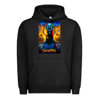 Pigment Black snowfall fx tv show Urban Hoodie - linhVisuals