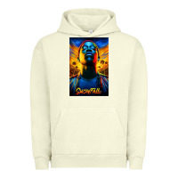 Pigment Pistachio snowfall fx tv show Urban Hoodie - linhVisuals