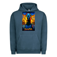 Pigment Midnight Navy snowfall fx tv show Urban Hoodie - linhVisuals