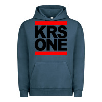 Pigment Midnight Navy hip hop krs one Urban Hoodie - linhVisuals