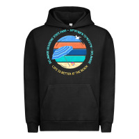 Pigment Black delaware seashore state park t  shirt delaware seashore state park, de Urban Hoodie - linhVisuals