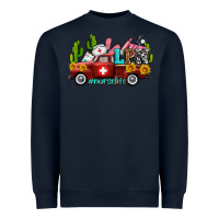 Lpn Nurse Truck With Cactus And Sunflowers Heavyweight Sweatshirt | Teevron